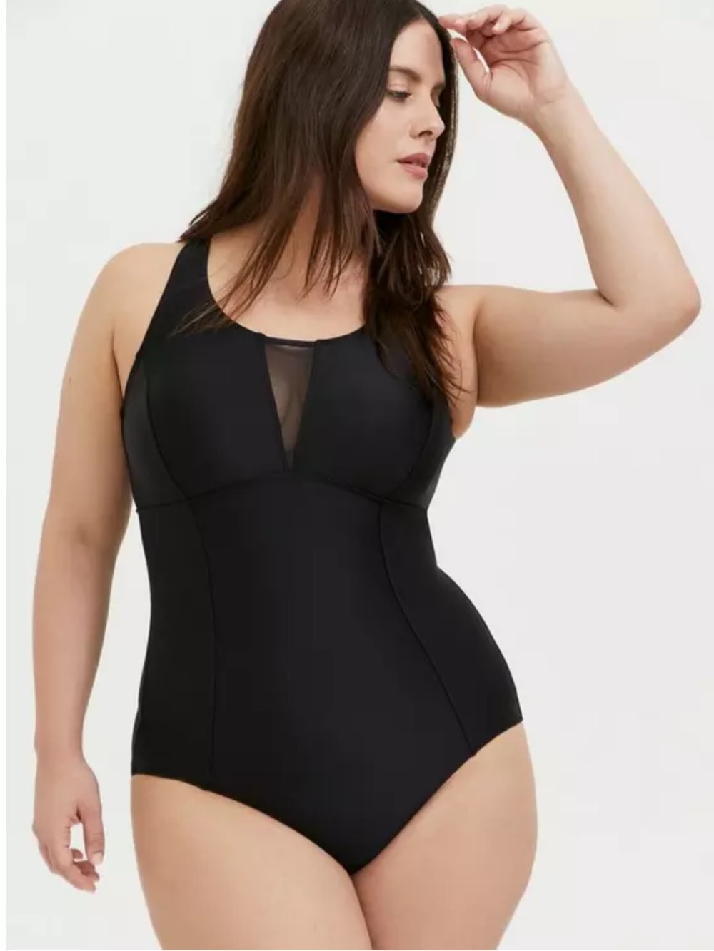 Active Wireless Racerback One Piece Swimsuit size 2X